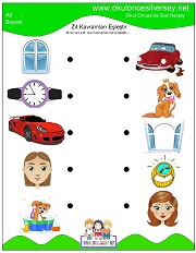 zıt kavramları eşleştirme çalışmaları